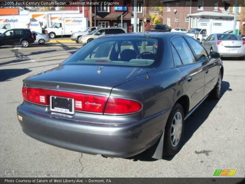 Steelmist Metallic / Graphite 2005 Buick Century Custom Sedan