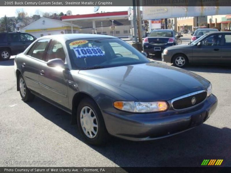 Steelmist Metallic / Graphite 2005 Buick Century Custom Sedan