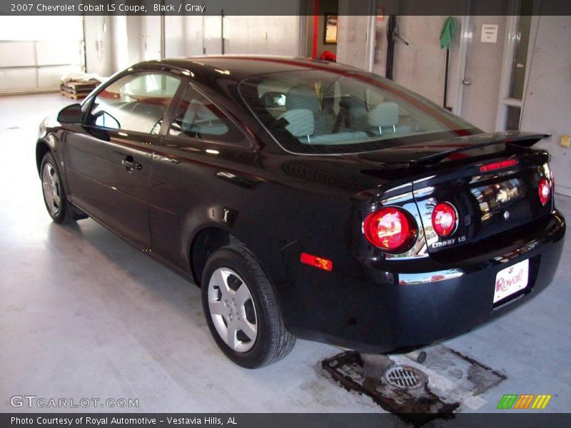 Black / Gray 2007 Chevrolet Cobalt LS Coupe