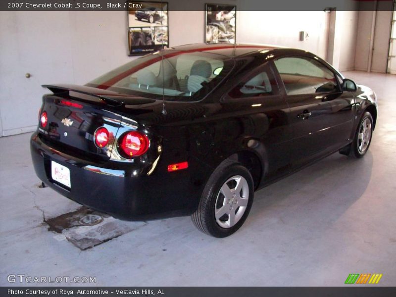 Black / Gray 2007 Chevrolet Cobalt LS Coupe