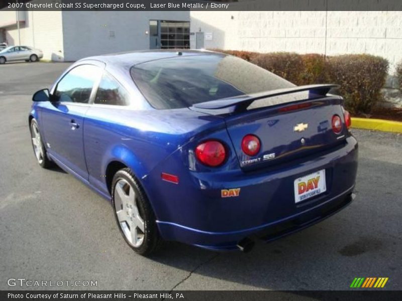 Laser Blue Metallic / Ebony 2007 Chevrolet Cobalt SS Supercharged Coupe