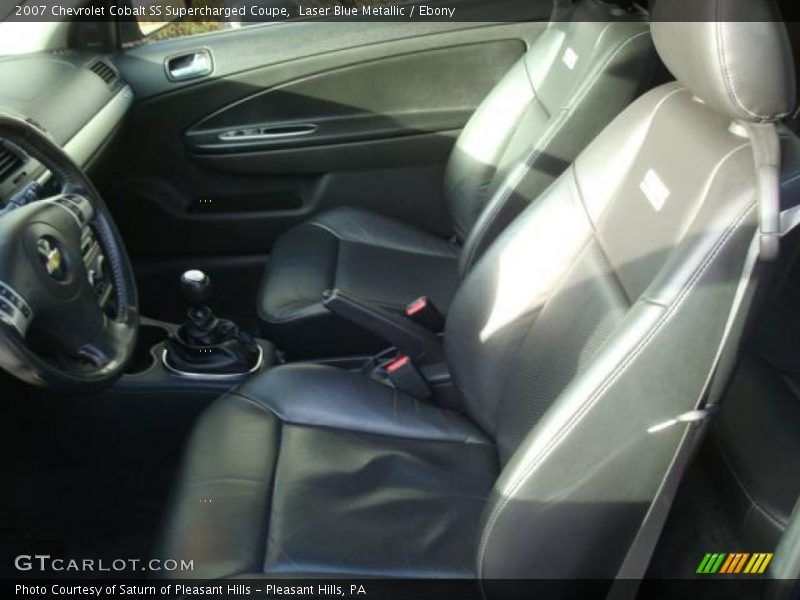 Laser Blue Metallic / Ebony 2007 Chevrolet Cobalt SS Supercharged Coupe