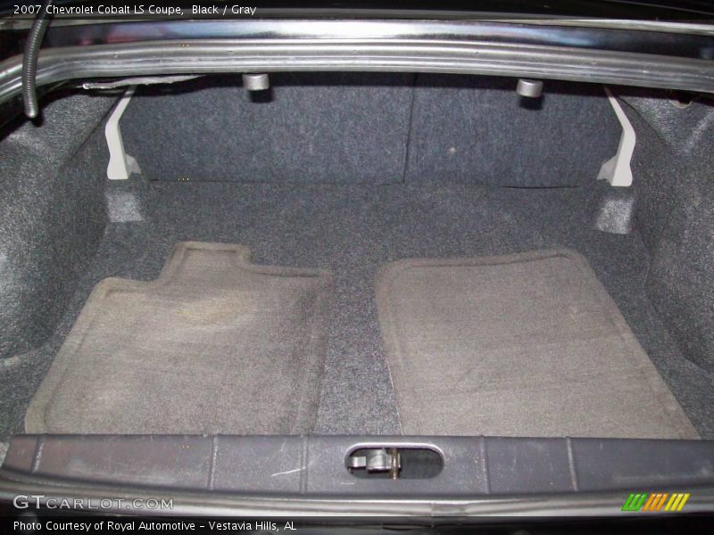 Black / Gray 2007 Chevrolet Cobalt LS Coupe