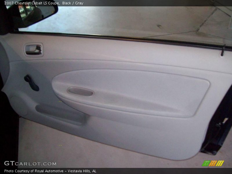 Black / Gray 2007 Chevrolet Cobalt LS Coupe