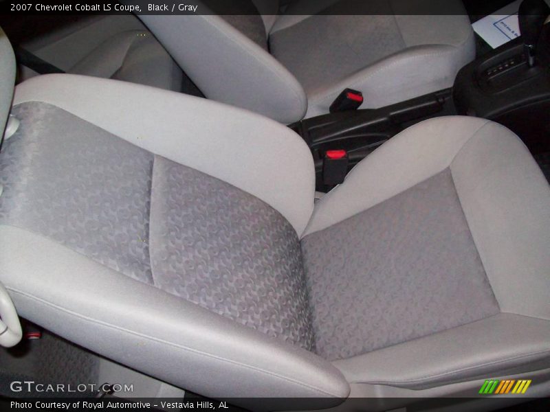 Black / Gray 2007 Chevrolet Cobalt LS Coupe