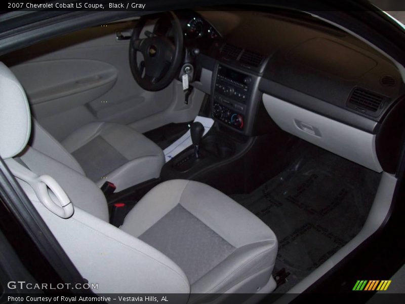 Black / Gray 2007 Chevrolet Cobalt LS Coupe
