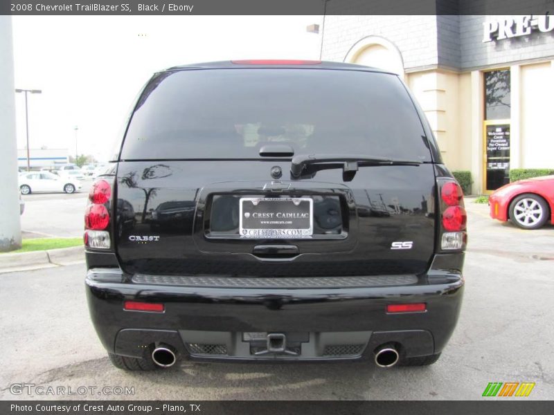 Black / Ebony 2008 Chevrolet TrailBlazer SS