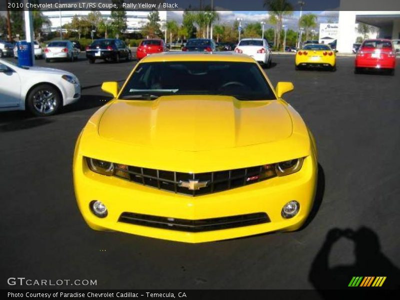 Rally Yellow / Black 2010 Chevrolet Camaro LT/RS Coupe