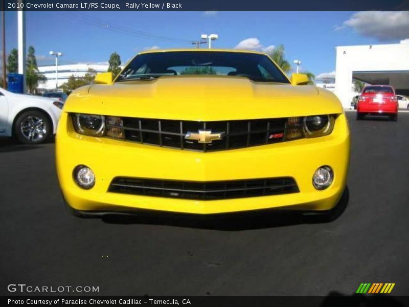 Rally Yellow / Black 2010 Chevrolet Camaro LT/RS Coupe