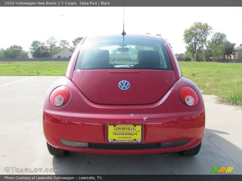 Salsa Red / Black 2009 Volkswagen New Beetle 2.5 Coupe