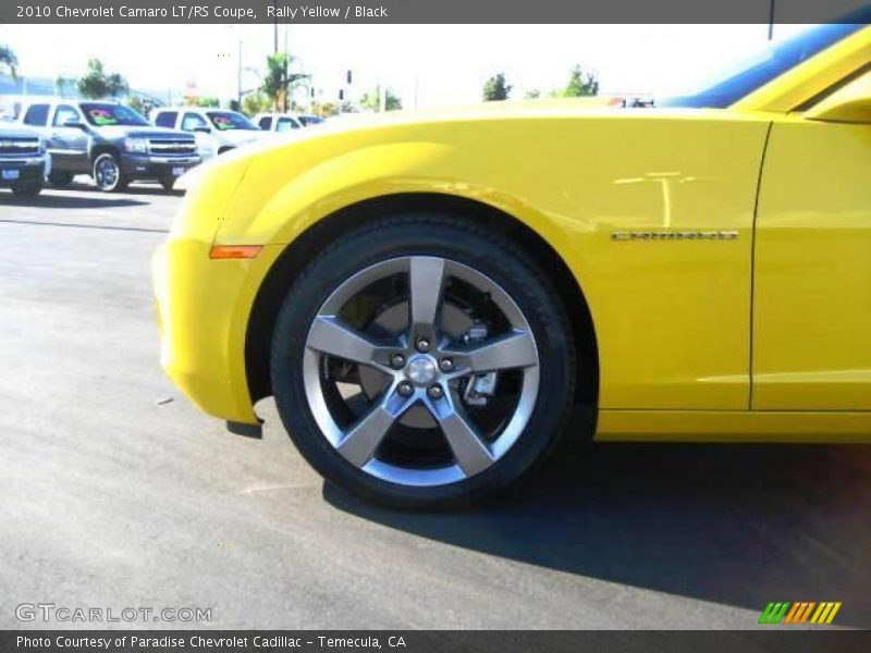 Rally Yellow / Black 2010 Chevrolet Camaro LT/RS Coupe
