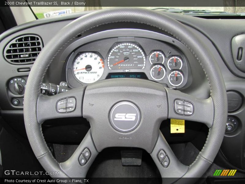 Black / Ebony 2008 Chevrolet TrailBlazer SS