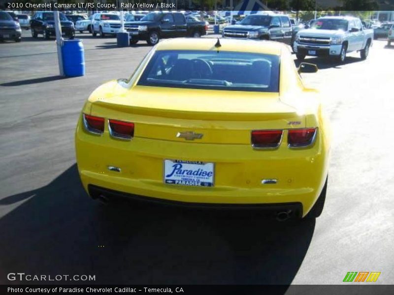 Rally Yellow / Black 2010 Chevrolet Camaro LT/RS Coupe