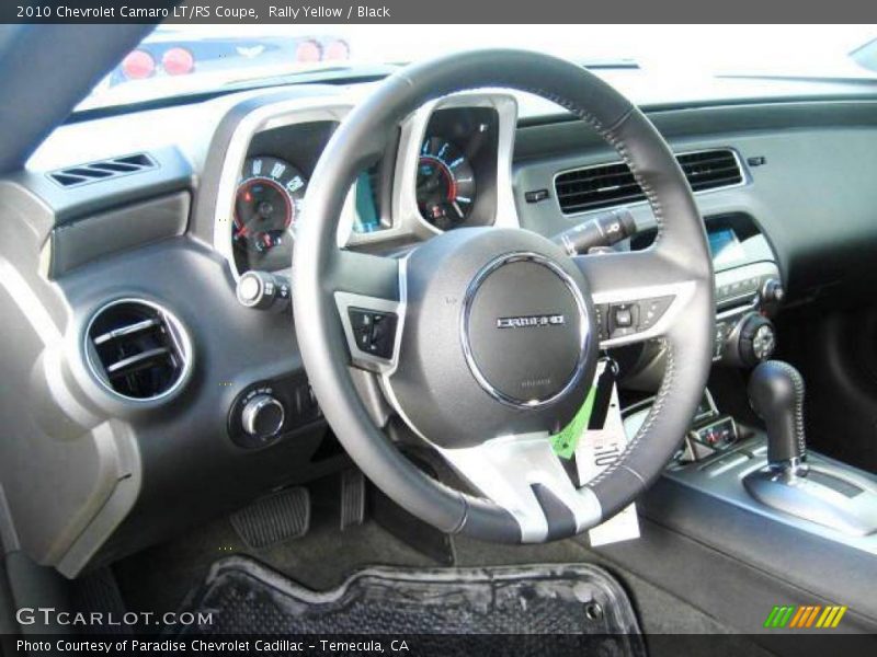 Rally Yellow / Black 2010 Chevrolet Camaro LT/RS Coupe
