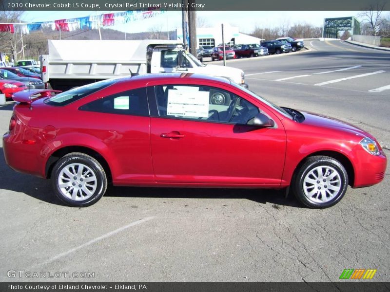 Crystal Red Tintcoat Metallic / Gray 2010 Chevrolet Cobalt LS Coupe
