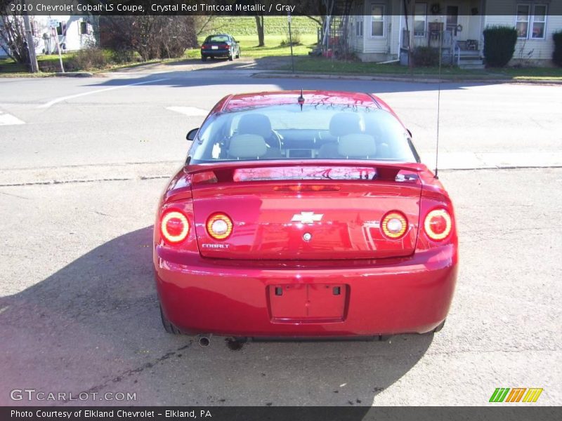Crystal Red Tintcoat Metallic / Gray 2010 Chevrolet Cobalt LS Coupe