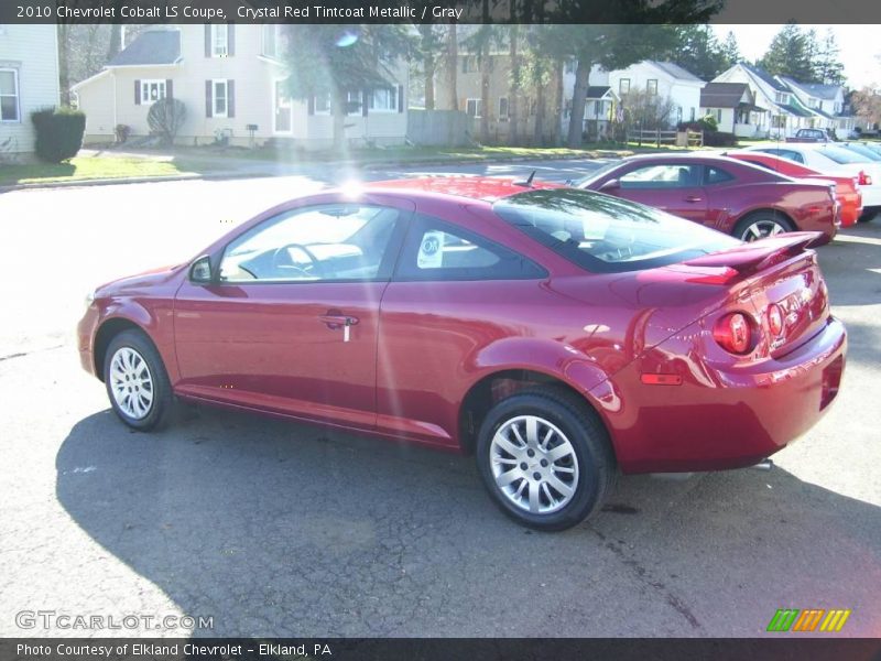 Crystal Red Tintcoat Metallic / Gray 2010 Chevrolet Cobalt LS Coupe