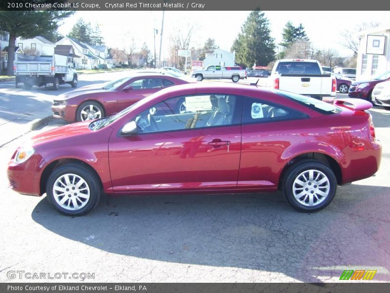 Crystal Red Tintcoat Metallic / Gray 2010 Chevrolet Cobalt LS Coupe