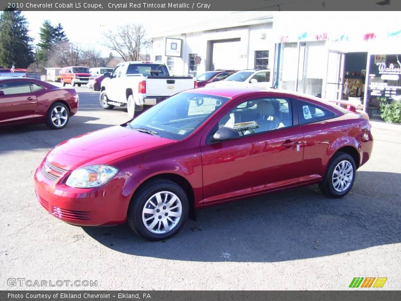 Crystal Red Tintcoat Metallic / Gray 2010 Chevrolet Cobalt LS Coupe