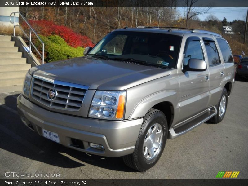 Silver Sand / Shale 2003 Cadillac Escalade AWD