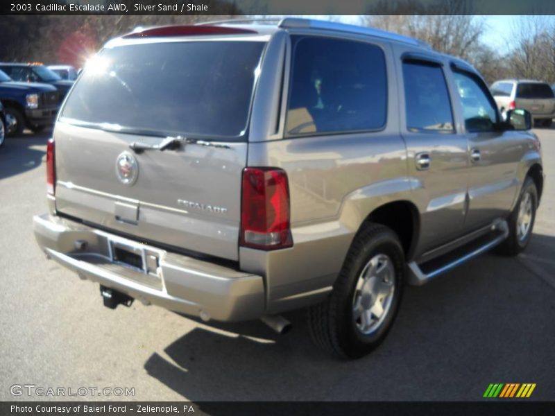 Silver Sand / Shale 2003 Cadillac Escalade AWD