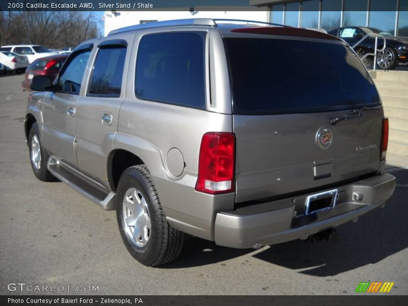 Silver Sand / Shale 2003 Cadillac Escalade AWD