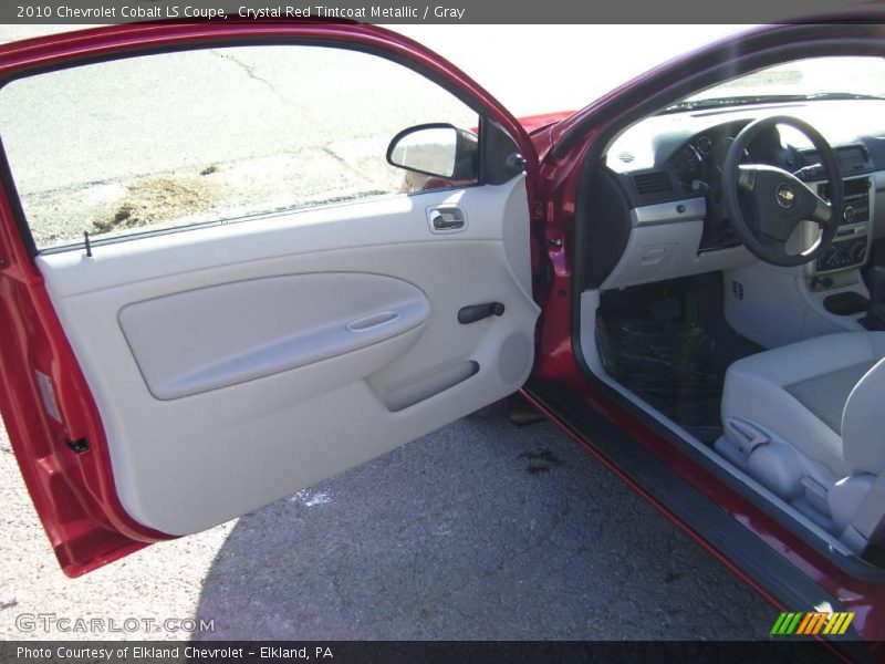Crystal Red Tintcoat Metallic / Gray 2010 Chevrolet Cobalt LS Coupe