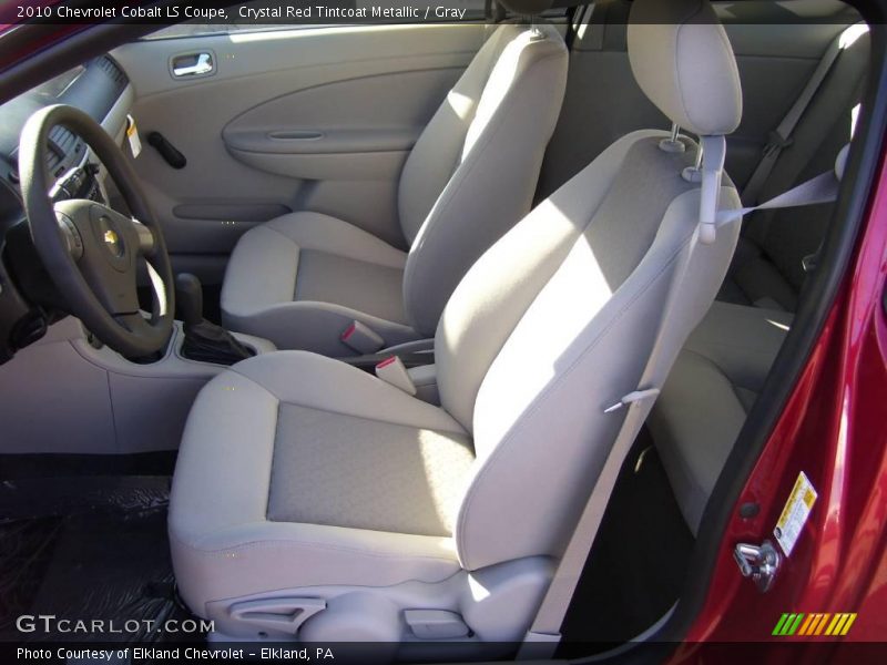Crystal Red Tintcoat Metallic / Gray 2010 Chevrolet Cobalt LS Coupe