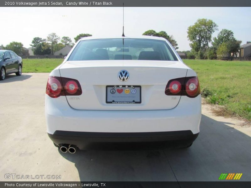 Candy White / Titan Black 2010 Volkswagen Jetta S Sedan