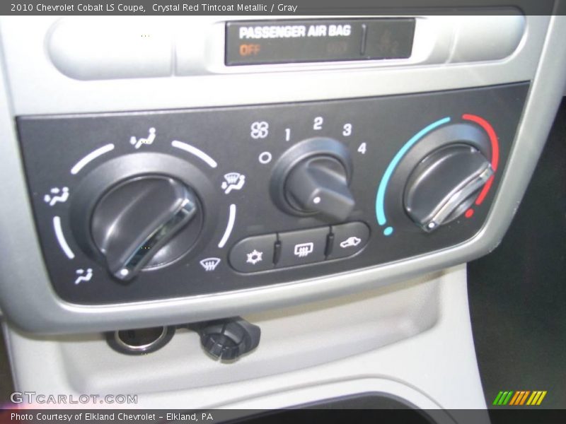 Crystal Red Tintcoat Metallic / Gray 2010 Chevrolet Cobalt LS Coupe