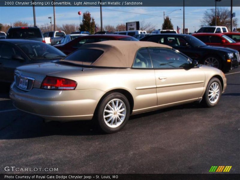 Light Almond Pearl Metallic / Sandstone 2003 Chrysler Sebring LXi Convertible