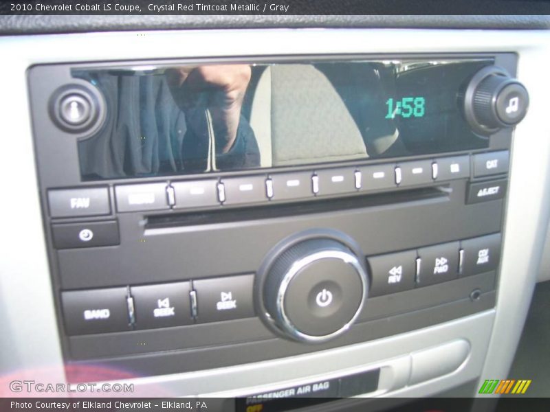 Crystal Red Tintcoat Metallic / Gray 2010 Chevrolet Cobalt LS Coupe