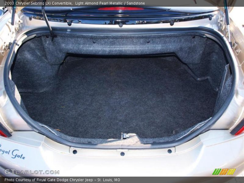 Light Almond Pearl Metallic / Sandstone 2003 Chrysler Sebring LXi Convertible