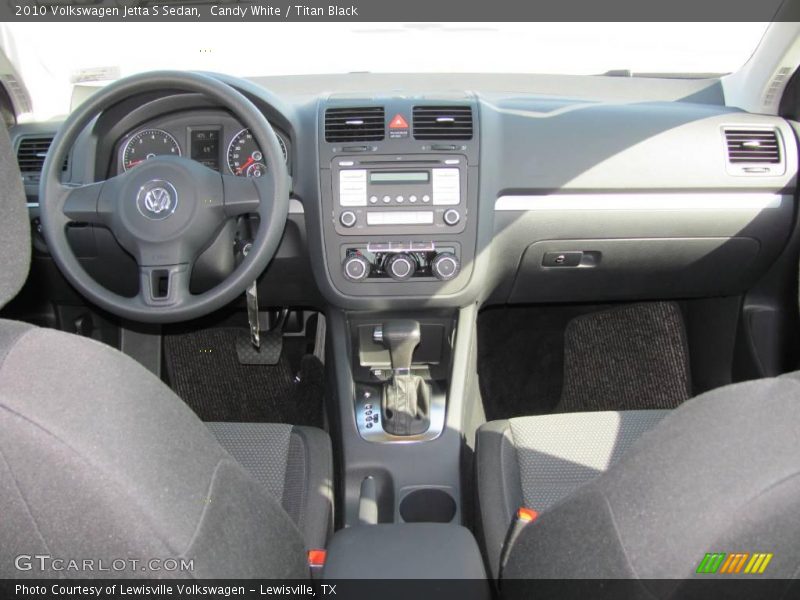 Candy White / Titan Black 2010 Volkswagen Jetta S Sedan