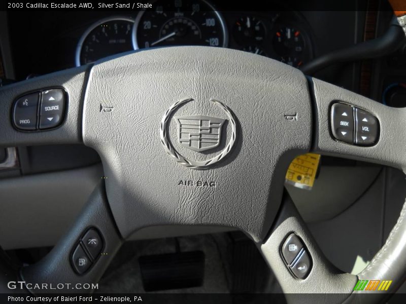 Silver Sand / Shale 2003 Cadillac Escalade AWD