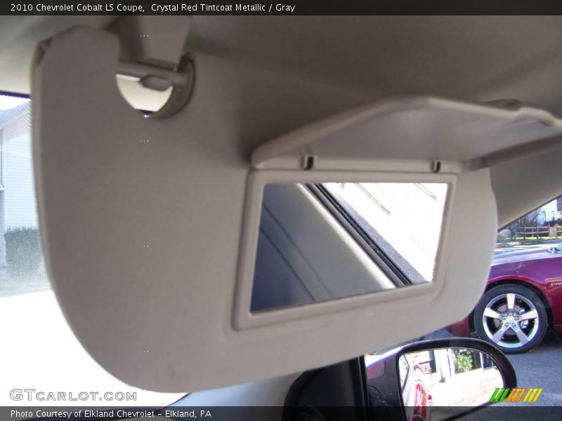 Crystal Red Tintcoat Metallic / Gray 2010 Chevrolet Cobalt LS Coupe