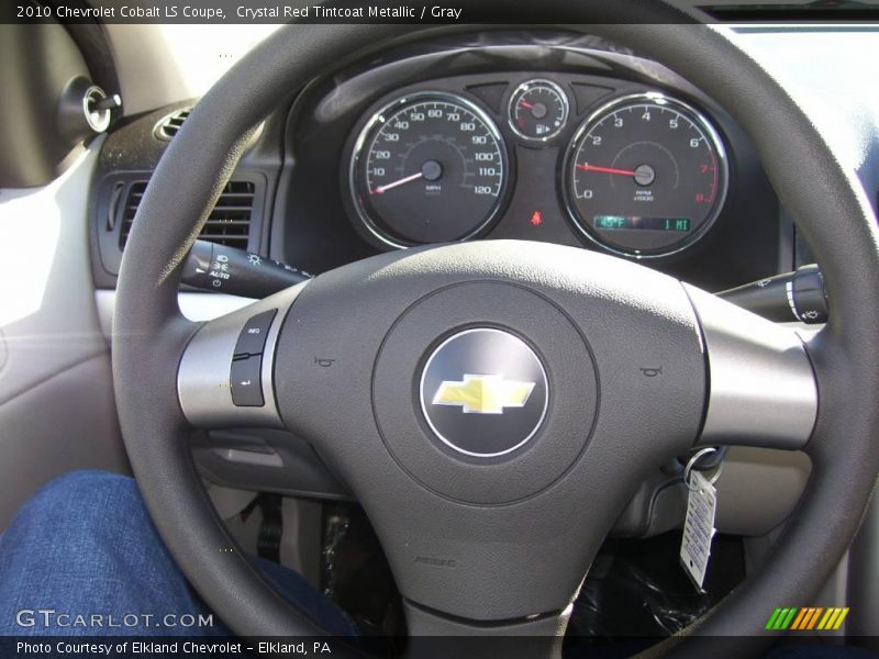 Crystal Red Tintcoat Metallic / Gray 2010 Chevrolet Cobalt LS Coupe