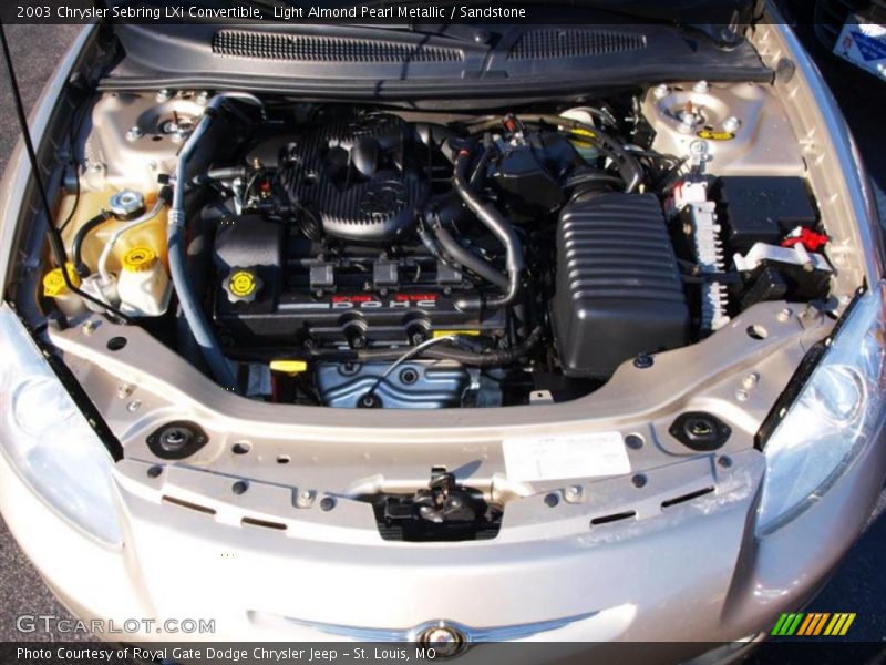 Light Almond Pearl Metallic / Sandstone 2003 Chrysler Sebring LXi Convertible