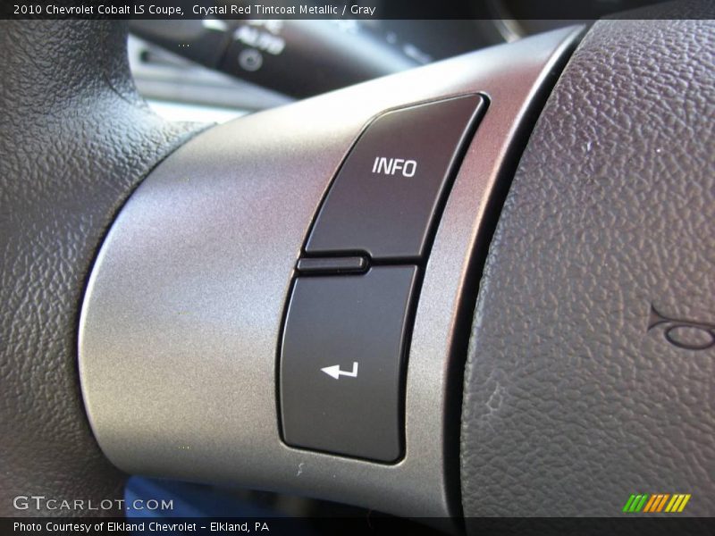 Crystal Red Tintcoat Metallic / Gray 2010 Chevrolet Cobalt LS Coupe