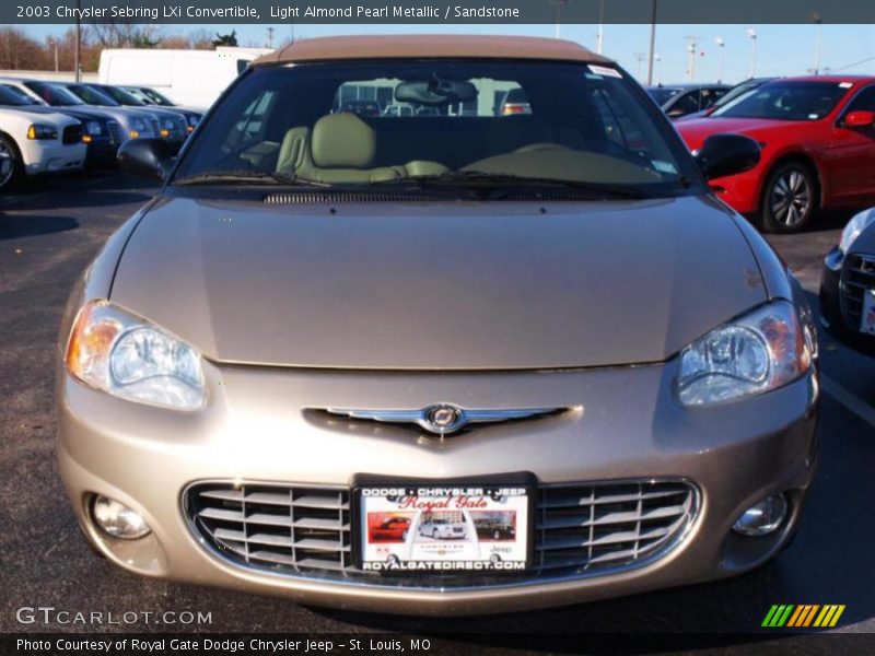 Light Almond Pearl Metallic / Sandstone 2003 Chrysler Sebring LXi Convertible