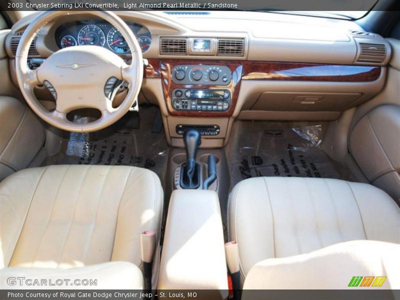 Light Almond Pearl Metallic / Sandstone 2003 Chrysler Sebring LXi Convertible