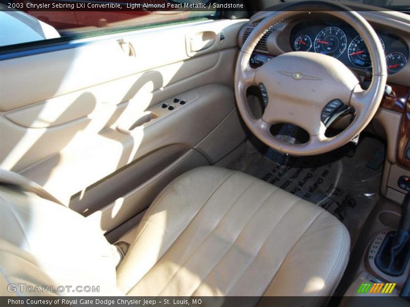 Light Almond Pearl Metallic / Sandstone 2003 Chrysler Sebring LXi Convertible