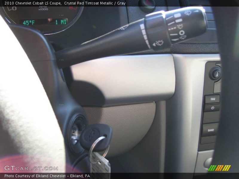Crystal Red Tintcoat Metallic / Gray 2010 Chevrolet Cobalt LS Coupe