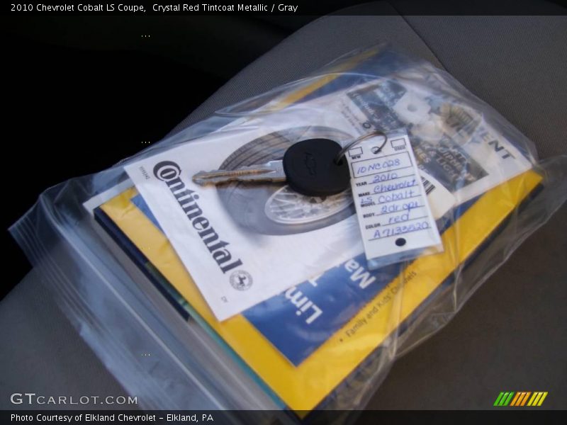 Crystal Red Tintcoat Metallic / Gray 2010 Chevrolet Cobalt LS Coupe