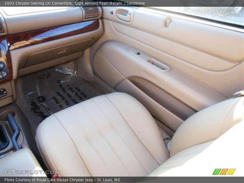 Light Almond Pearl Metallic / Sandstone 2003 Chrysler Sebring LXi Convertible