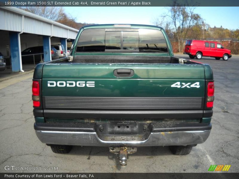 Emerald Green Pearl / Agate Black 1999 Dodge Ram 1500 SLT Extended Cab 4x4