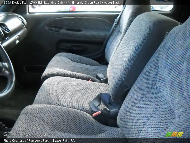 Emerald Green Pearl / Agate Black 1999 Dodge Ram 1500 SLT Extended Cab 4x4