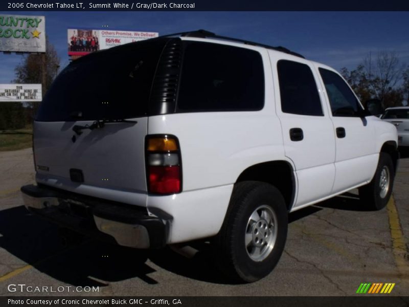 Summit White / Gray/Dark Charcoal 2006 Chevrolet Tahoe LT