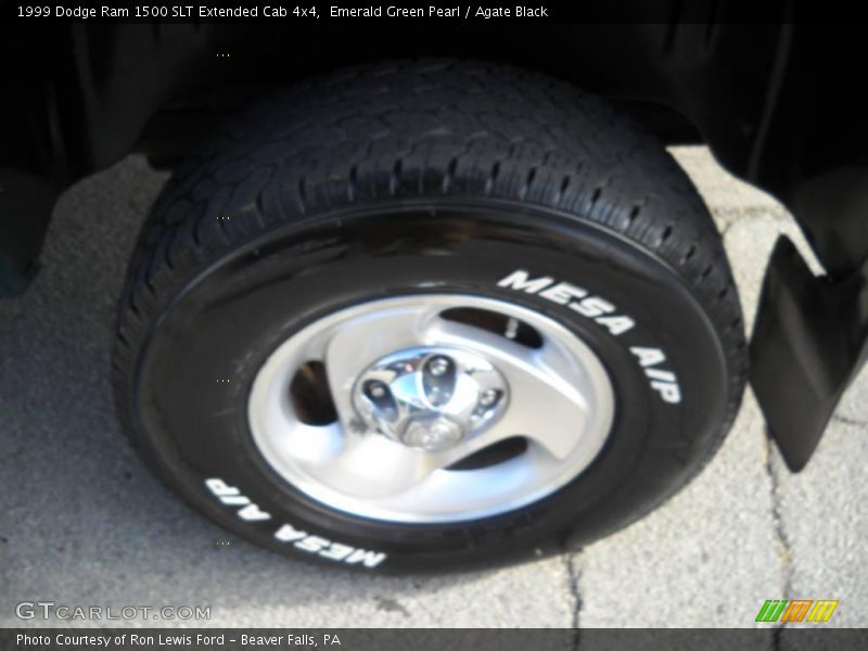 Emerald Green Pearl / Agate Black 1999 Dodge Ram 1500 SLT Extended Cab 4x4