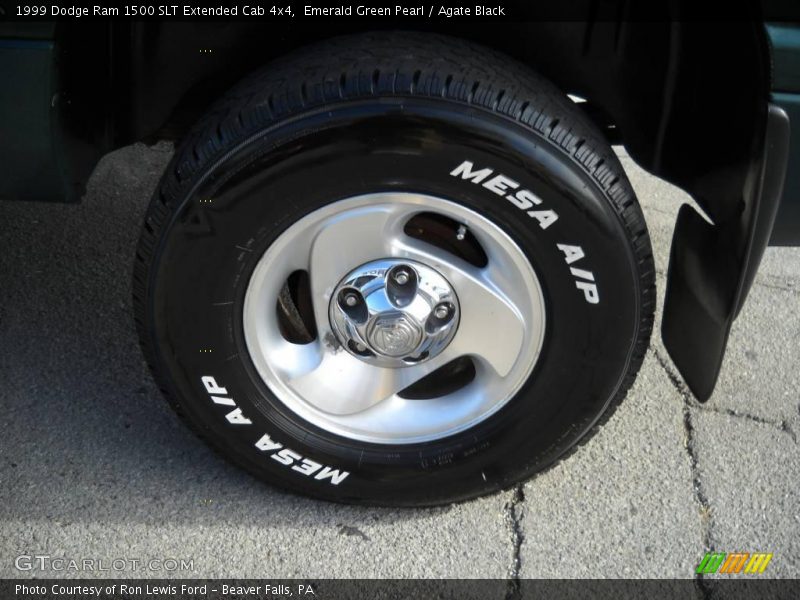 Emerald Green Pearl / Agate Black 1999 Dodge Ram 1500 SLT Extended Cab 4x4